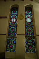  Iglesia Parroquial Nuestra Señora de la Medalla Milagrosa - Restauración de vitrales en 2011- Adrogué - Buenos Aires.-